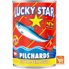 LUCKY STAR PILCHARDS PERI PERI 400g