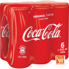 Coca-Cola Original Soft Drink Cans...